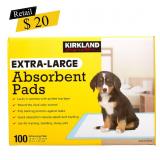 #5 Kirkland Signature  XL Pet Pads, 100Count