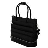 #12.5 iPack Puffy Black Tote