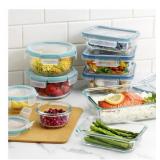 # 12 Snapware Pyrex 18 Pcs Glass Food Storage Set