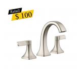 #16 Kohler  Riverly Brushed Nickel Bathroom Faucet