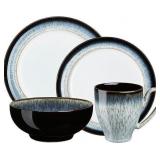 Denby Halo Dinnerware Set, 4-pcs Black-Blue #16