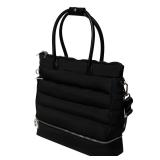 #12.5 iPack Puffy Black Tote