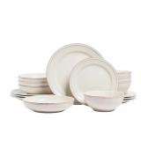 #17 over&back Lake Como 16Pcs Dinnerware Set Ivory