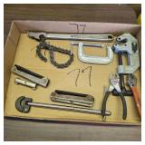 Pipe cutters, allen wrenches, misc