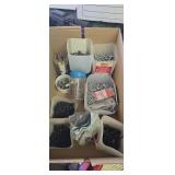Box of sheet rock screws, various lengths