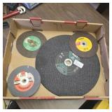 7', 14' abrasive saw blades, grind stones