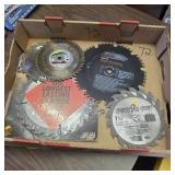 7' & 10' Saw blades, some new, some used
