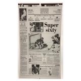 Red Wings1996 Detroit News Printing Press Plate Red Wings1996 Detroit News Printing Press Plate
