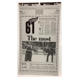 Red Wings Detroit News '96 Printing Press Plate Red Wings Detroit News '96 Printing Press Plate