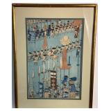 Japanese Wood Sadahidu Print 1850�s Japanese Wood Sadahidu Print 1850�s