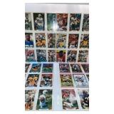 NFL Topps Player Cards, 4 Sheets/36 Cards NFL Topps Player Cards, 4 Sheets/36 Cards
