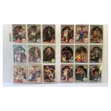 NBA Hoops Basketball Cards, 2 Sheets/18 Cards NBA Hoops Basketball Cards, 2 Sheets/18 Cards