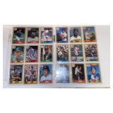 MLB Topps Player Cards, 2 Sheets/18 Cards MLB Topps Player Cards, 2 Sheets/18 Cards