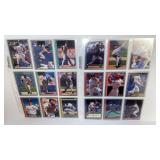 MLB Fleer Player Cards 2 Sheets/18 Cards MLB Fleer Player Cards 2 Sheets/18 Cards