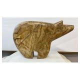 Serpentine Bear Sculpture Serpentine Bear Sculpture