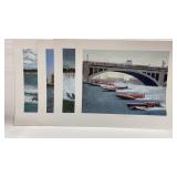 J Clary Set of 4 Numbered Prints 528/1000 J Clary Set of 4 Numbered Prints 528/1000