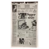 Red Wings Detroit News '96 Printing Press Plate Red Wings Detroit News '96 Printing Press Plate