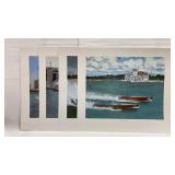 J Clary Set of 4 Numbered Prints 530/1000 J Clary Set of 4 Numbered Prints 530/1000