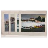J Clary Set of 4 Numbered Prints 409/1000 J Clary Set of 4 Numbered Prints 409/1000