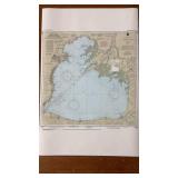 Lake St. Claire Nautical Map Print Lake St. Claire Nautical Map Print
