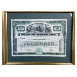 1956 Gulf, Mobile & Ohio Railroad Co. Stock Share 1956 Gulf, Mobile & Ohio Railroad Co. Stock Share