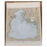 Lake St. Claire Topography Map Print Lake St. Claire Topography Map Print