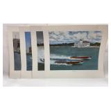 J Clary Set of 4 Numbered Prints 220/1000 J Clary Set of 4 Numbered Prints 220/1000
