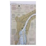 Detroit River Nautical Map Print Detroit River Nautical Map Print