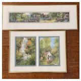 Floral Cottage Art Prints Signed Ratterman 72/500 Floral Cottage Art Prints Signed Ratterman 72/500
