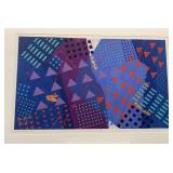 Frank Rowland MCM Abstract Art Signed 47/200 Frank Rowland MCM Abstract Art Signed 47/200