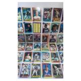 MLB Topps Baseball Player Cards-4 Sheets/36 Cards MLB Topps Baseball Player Cards-4 Sheets/36 Cards