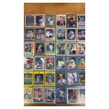 MLB Baseball Player Cards, 4 Sheets/36 Cards MLB Baseball Player Cards, 4 Sheets/36 Cards