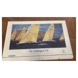 Sailboat Stars and Stripes 1992 Poster Sailboat Stars and Stripes 1992 Poster