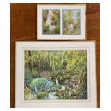 Ratterman, Signed Prints, Swans, Cottage Ratterman, Signed Prints, Swans, Cottage