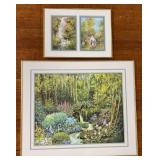 Ratterman, Signed Prints, Swans, Cottage, Ratterman, Signed Prints, Swans, Cottage,
