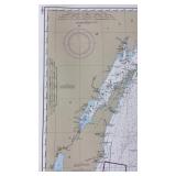 Lake Michigan Nautical Map Print Lake Michigan Nautical Map Print