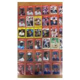 MLB Baseball Player Cards, 4 Sheets/36 Cards MLB Baseball Player Cards, 4 Sheets/36 Cards