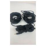 (3) 30 foot Headphone / Speaker Extension Cable