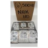 Toshiba Hard Drive 500GB, Qty 6
