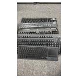 Logitech Keyboards Various Models, Qty 6