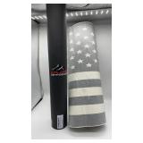 Black & White American Flag Decal 22x66.5"