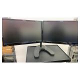 Dual  Planar Monitors on stand