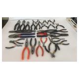Lot of Pliers & Clippers