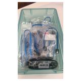 Lot of Blue Sata Cables