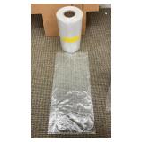 Roll of 27x12" Perforated Plastic Film Bags