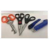 Lot of Scissors & Utility Blades