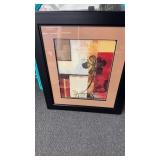 framed abstract Wall Art 3ft