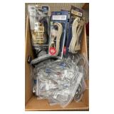 Box of Various  Cable Cords