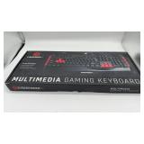 NIB Multimedia Gaming Keyboard By Cyber Power PC