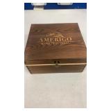 Amerigo Bar Glass Set & Rock Cubes 8"